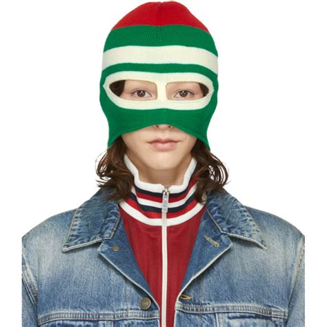 gucci lion face sweater|wool balaclava jumper Gucci.